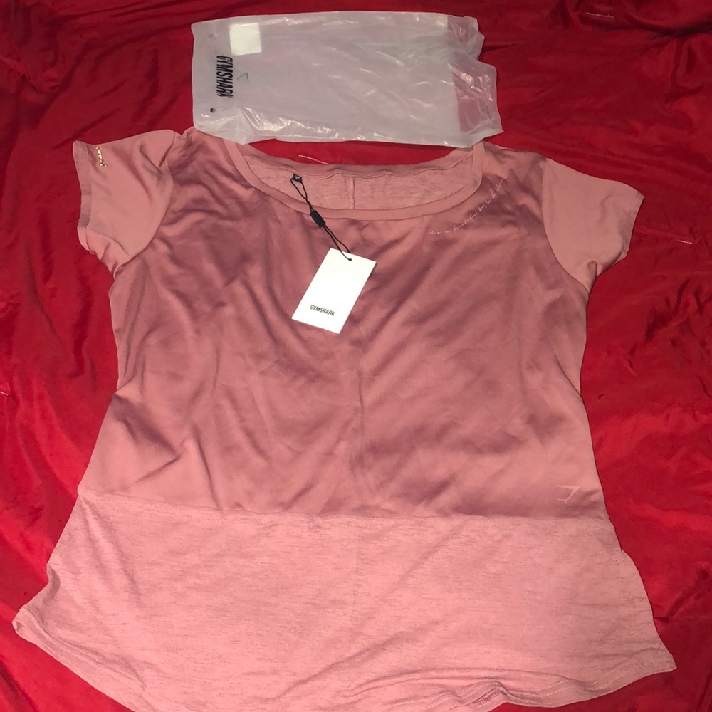 Whitney Simmons v2 longline tee pink haze Gymshark